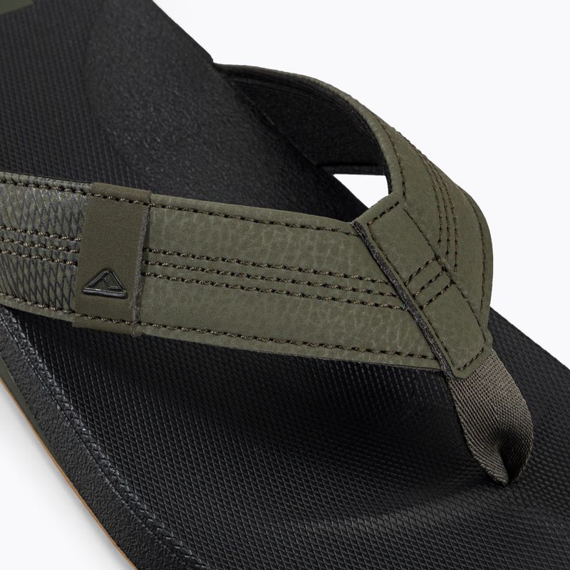 Men's REEF Cushion Phantom flip flops black CJ0588 7