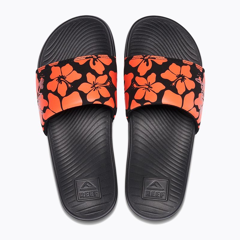 Women's flip-flops REEF One Slide red/black CJ0176 11