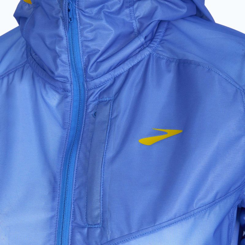 Women's Brooks All Altitude bluetiful/golden hour running jacket 3
