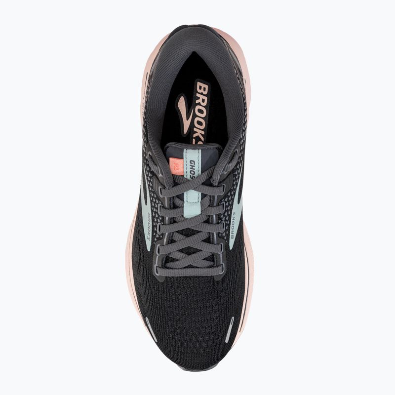 Women's running shoes Brooks Ghost 14 black/pink 1203561B026 6