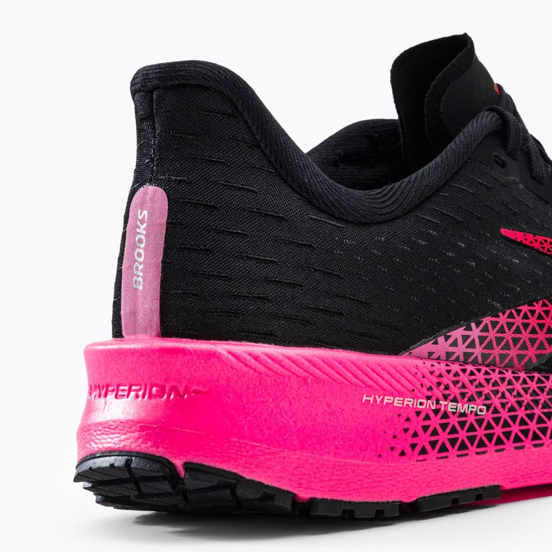 Brooks Hyperion Tempo women's running shoes black/pink 1203281B086 9