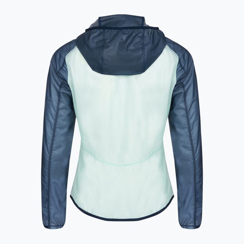 Women's running jacket Brooks All Altitude ice blue multi 2