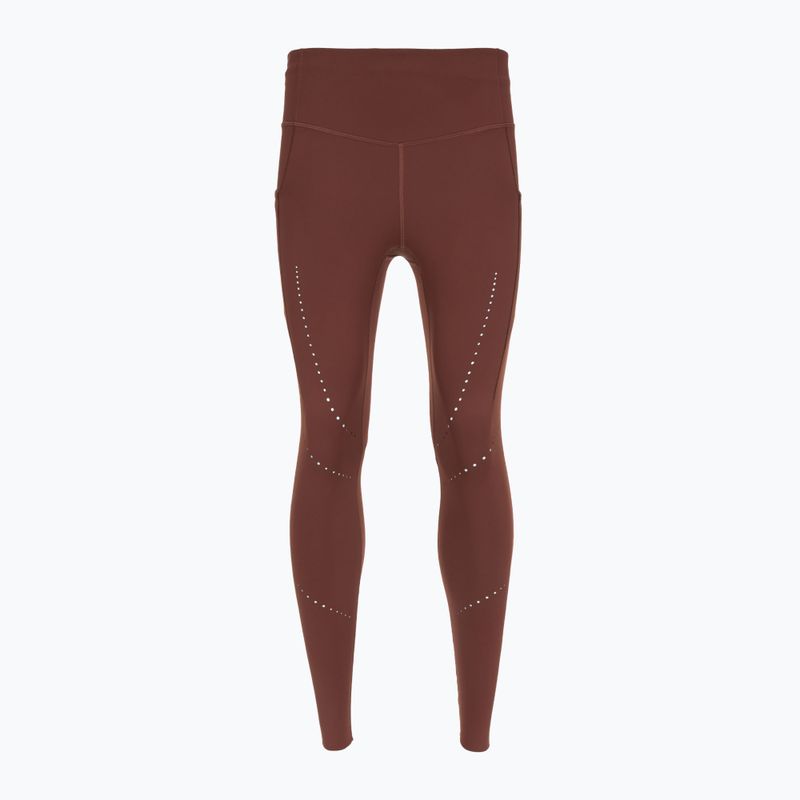 Women's Brooks Method 7/8 Tight running leggings raisin