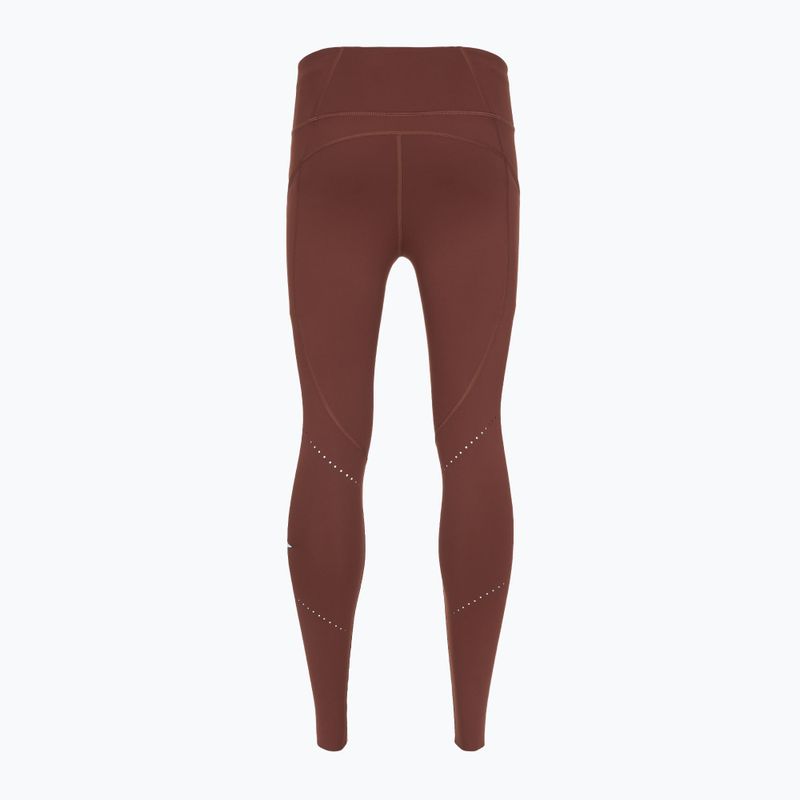 Women's Brooks Method 7/8 Tight running leggings raisin 2