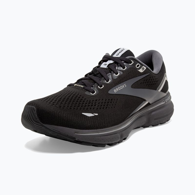 Brooks Ghost 15 GTX men's running shoes black/blackened pearl/alloy 16