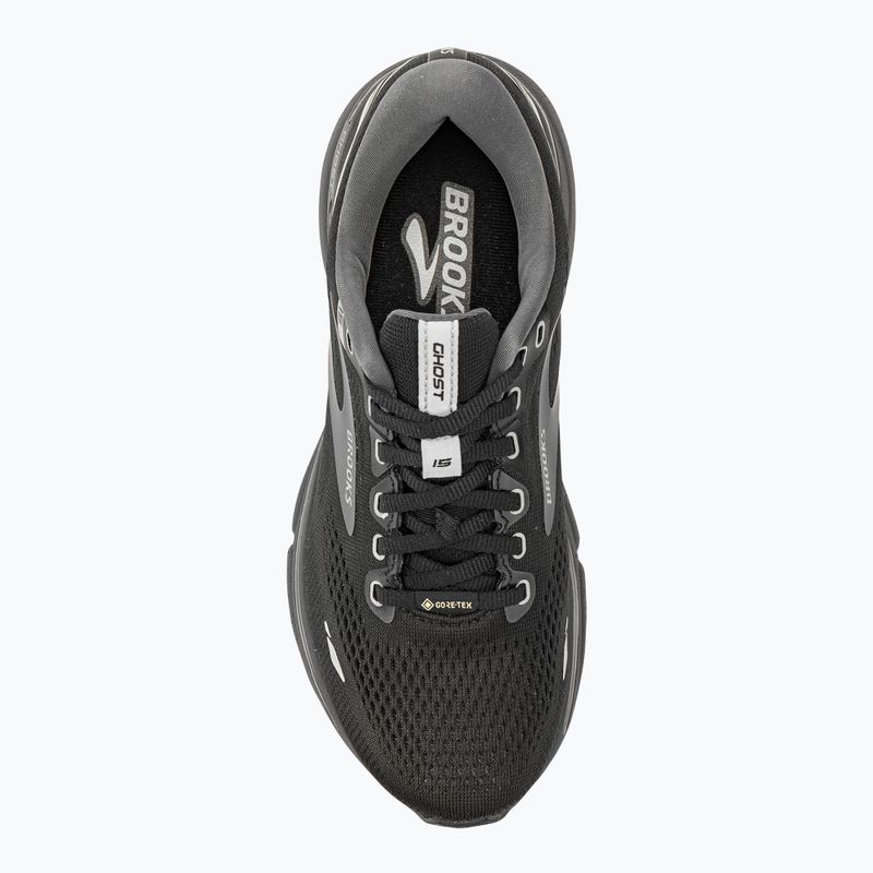 Brooks Ghost 15 GTX women's running shoes black/blackened pearl/alloy 6