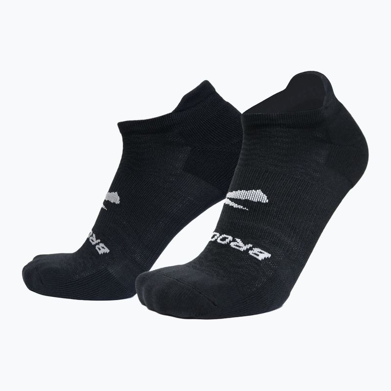 Brooks Run-In No Show socks 3 pairs black 3