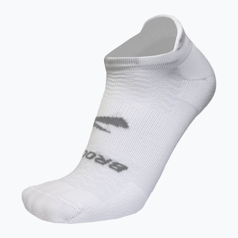 Brooks Run-In No Show socks 3 pairs white 3