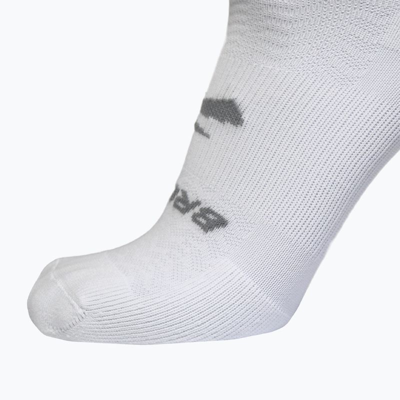 Brooks Run-In No Show socks 3 pairs white 5