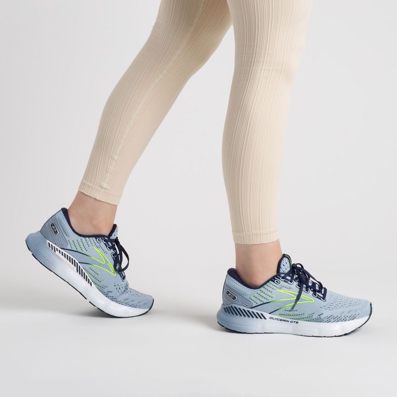 Women's running shoes Brooks Glycerin GTS 20 blue 1203701B416 4