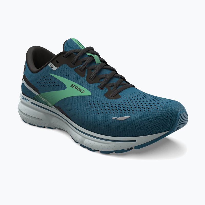 Brooks Ghost 15 men's running shoes morrocan blue/black/spring bud 11