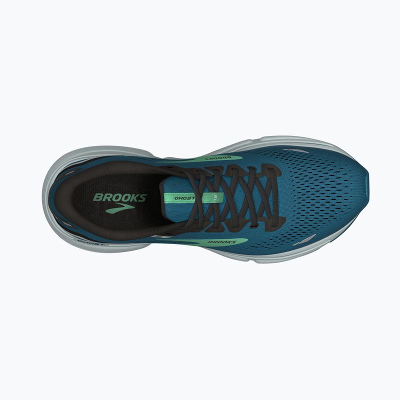 Brooks Ghost 15 men's running shoes morrocan blue/black/spring bud 15