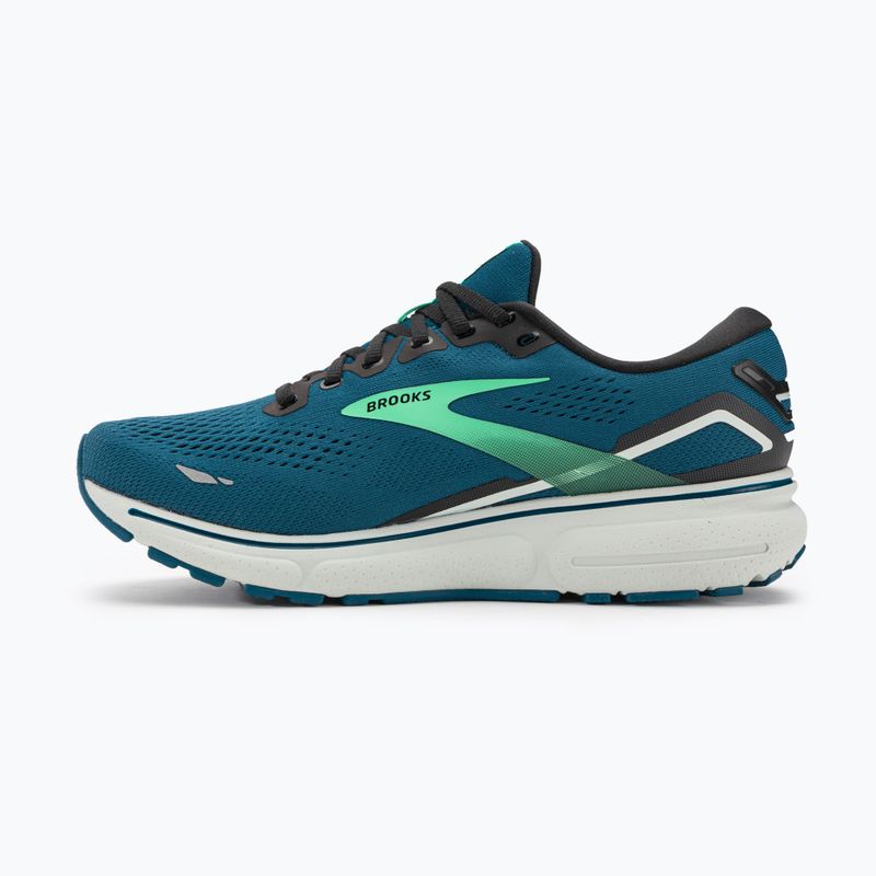 Brooks Ghost 15 men's running shoes morrocan blue/black/spring bud 10