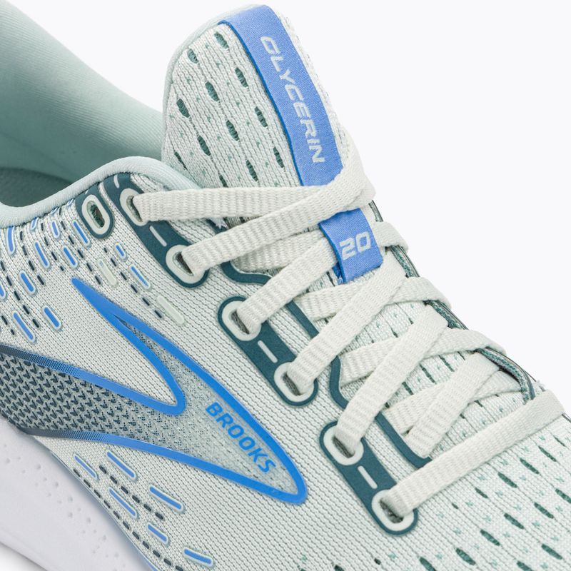 Women's running shoes Brooks Glycerin 20 blue glass/marina/legion blue 10