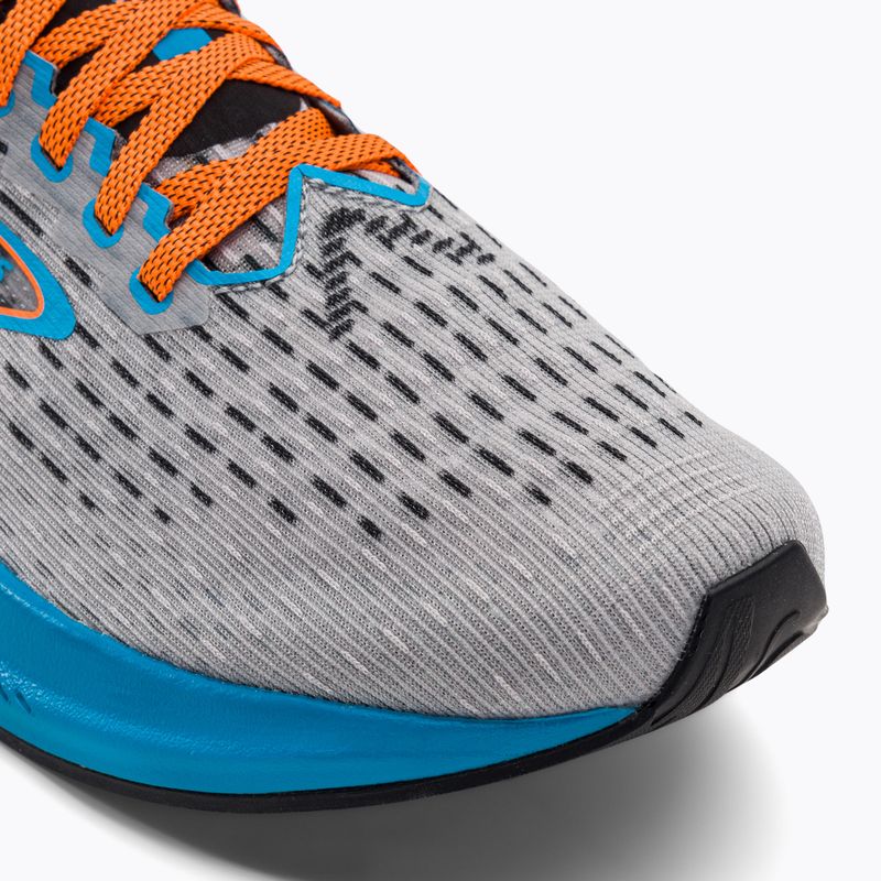 Brooks Hyperion men's running shoes grey/atomic blue/scarlet 7