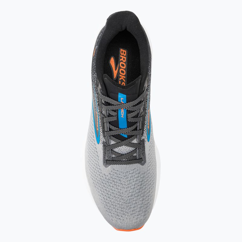 Brooks Launch 10 men's running shoes black/atomic blue/scarlet ibis 7