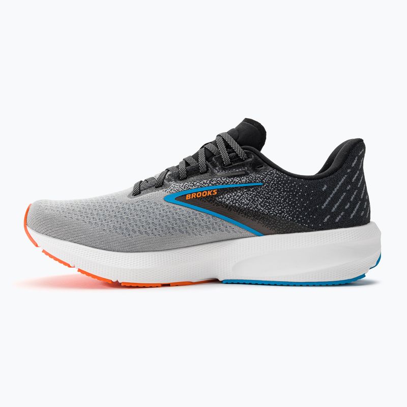Brooks Launch 10 men's running shoes black/atomic blue/scarlet ibis 3
