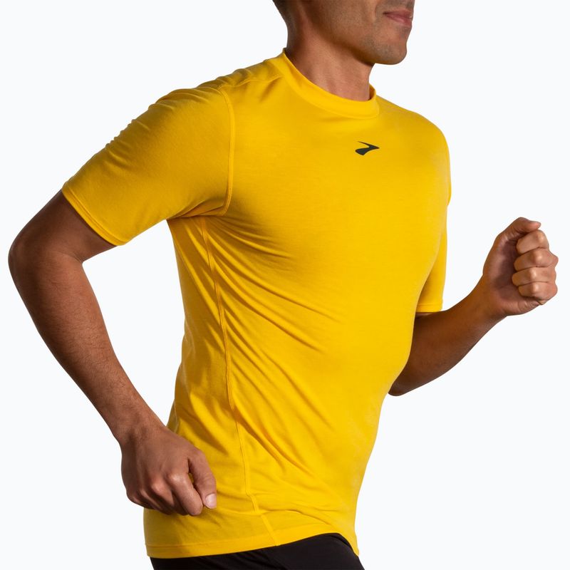 Men's Brooks High Point lemon chrome running shirt 2