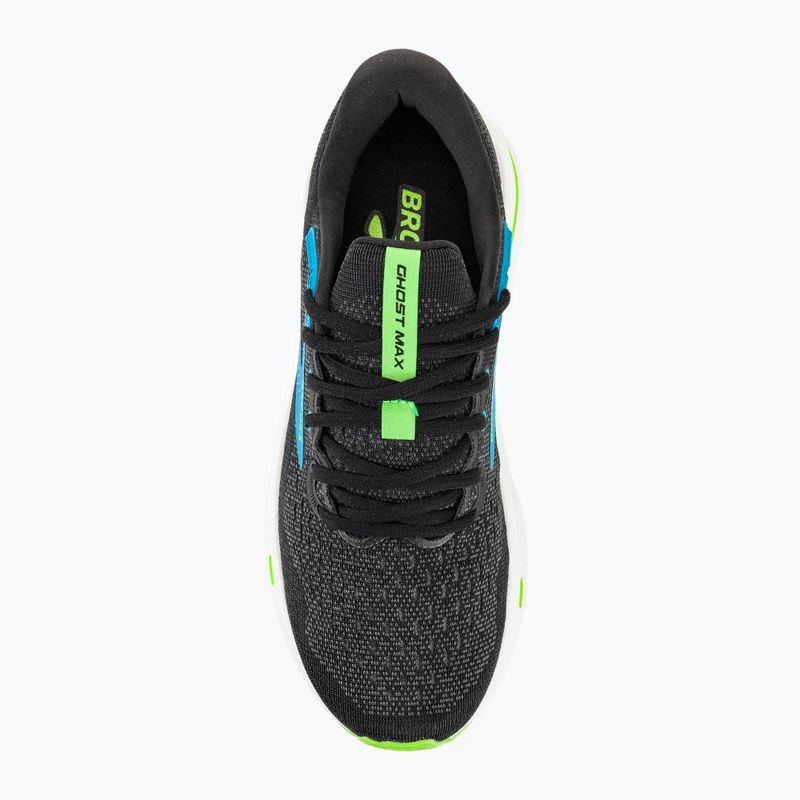 Brooks Ghost Max men's running shoes black/atomic blue/jasmine 7