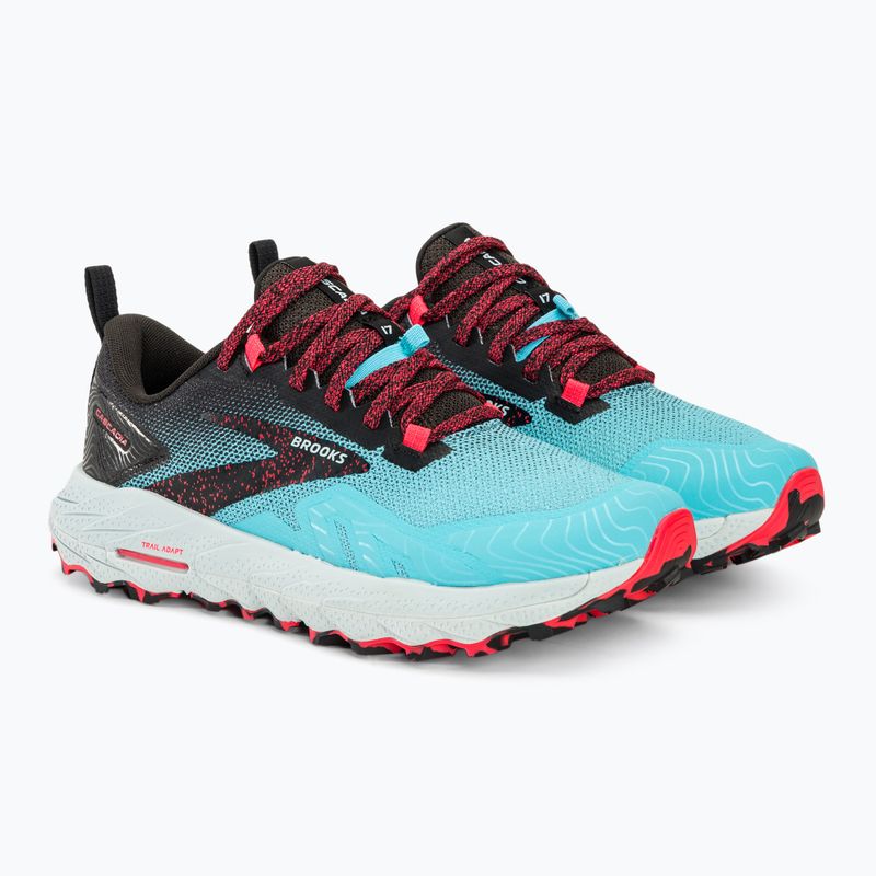 Brooks Cascadia 17 women's running shoes bluefish/black/diva pink 5
