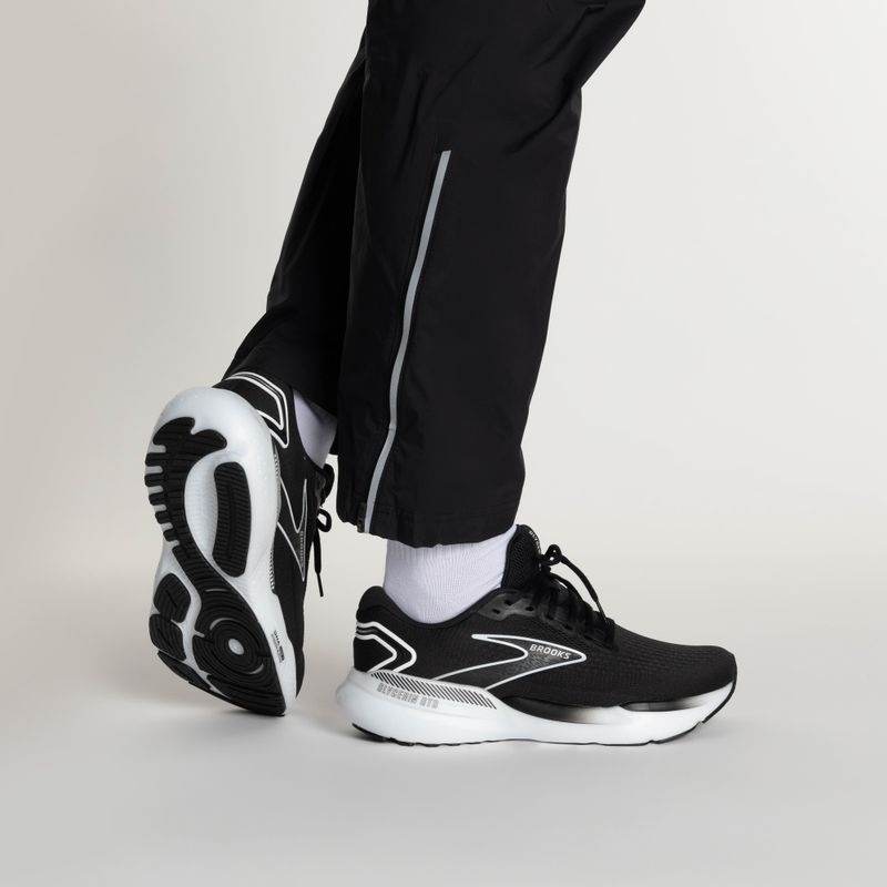 Men's running shoes Brooks Glycerin GTS 21 black/grey/white 2