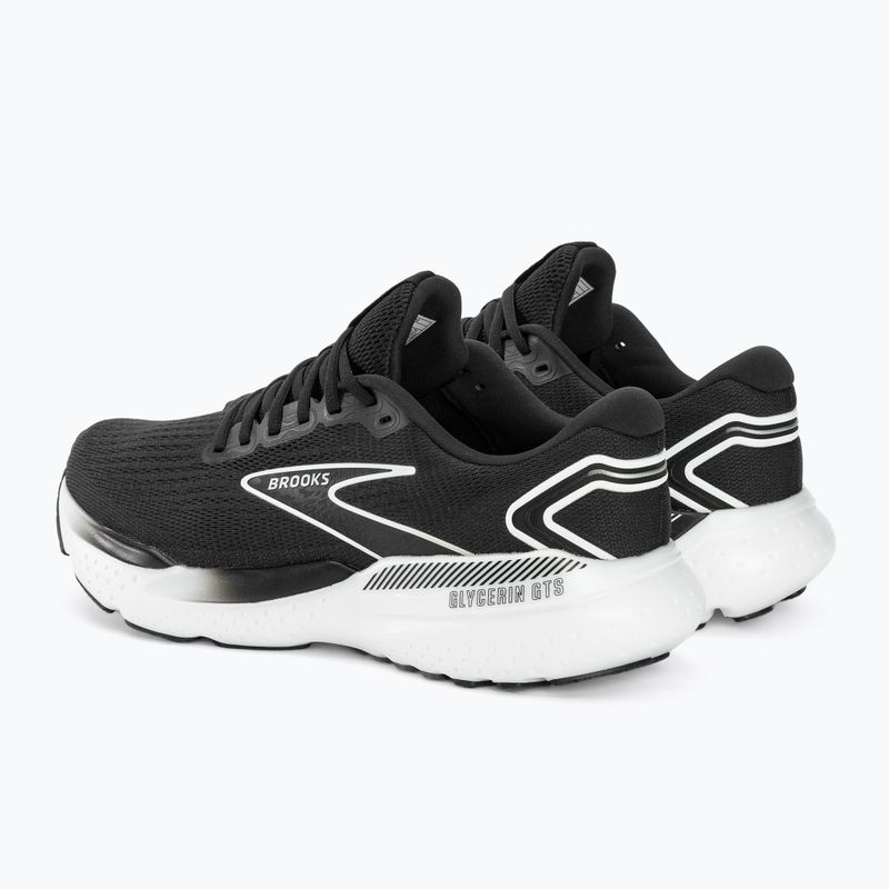 Men's running shoes Brooks Glycerin GTS 21 black/grey/white 3