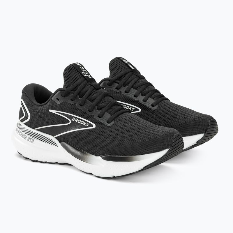 Men's running shoes Brooks Glycerin GTS 21 black/grey/white 4