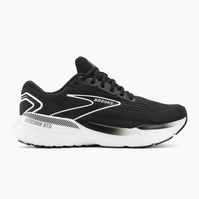 Men's running shoes Brooks Glycerin GTS 21 black/grey/white 5