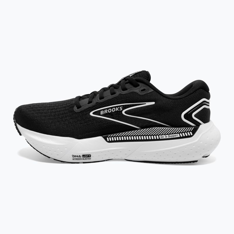 Men's running shoes Brooks Glycerin GTS 21 black/grey/white 9