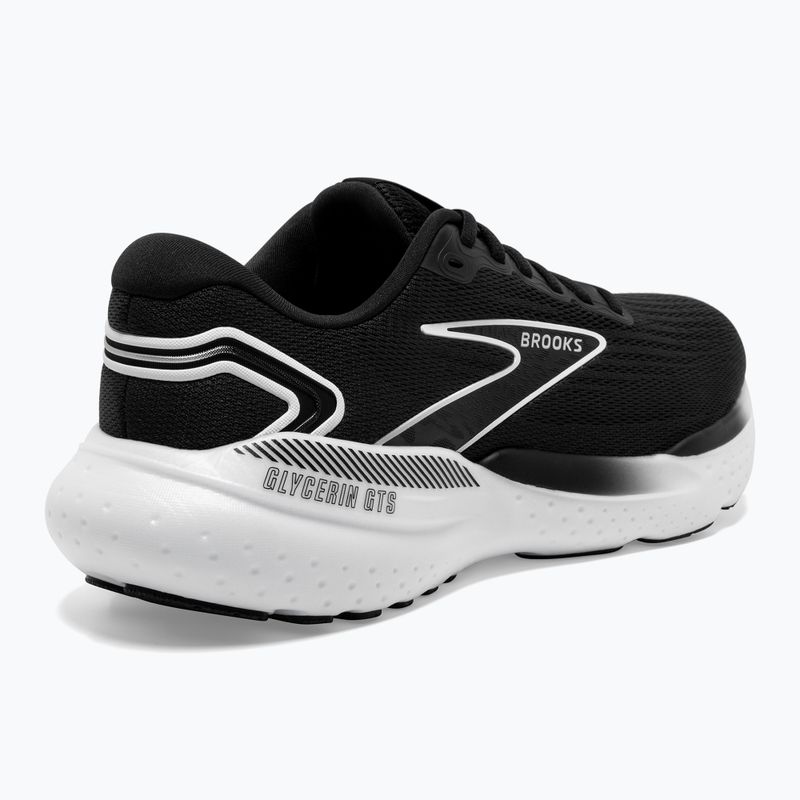 Men's running shoes Brooks Glycerin GTS 21 black/grey/white 10