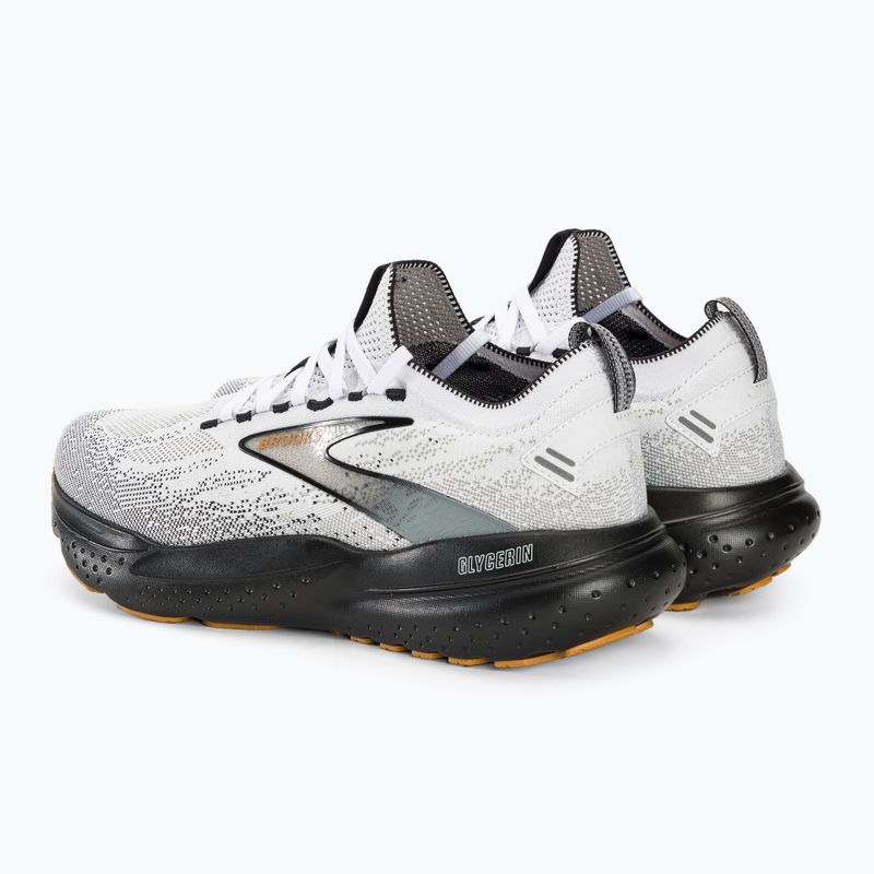 Brooks Glycerin StealthFit 21 men's running shoes white/grey/black 4