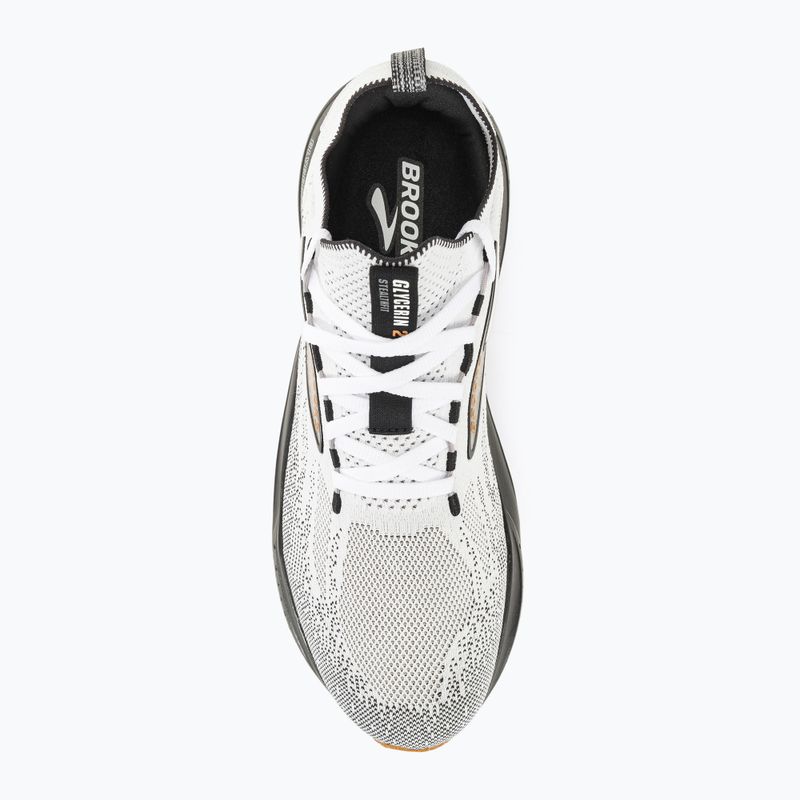 Brooks Glycerin StealthFit 21 men's running shoes white/grey/black 7