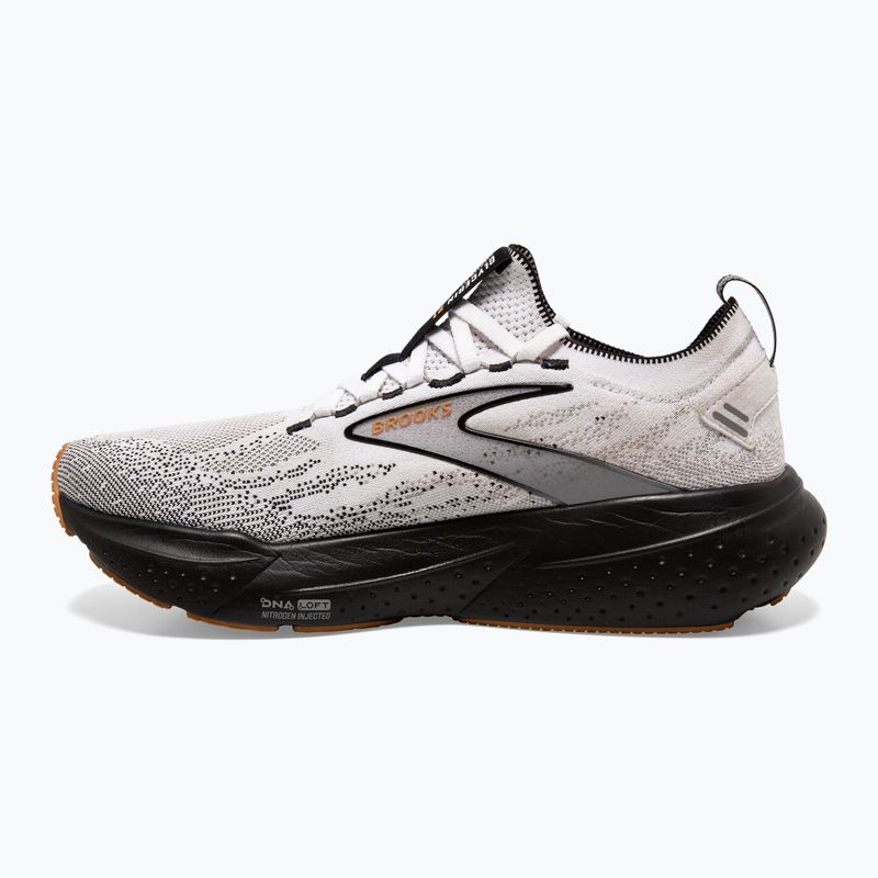Brooks Glycerin StealthFit 21 men's running shoes white/grey/black 9