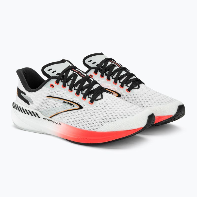 Brooks Hyperion GTS men's running shoes blue/fiery coral/orange 5