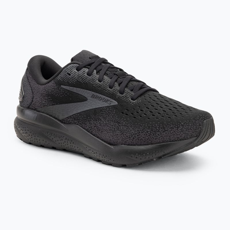 Men's running shoes Brooks Ghost 16 wide fit black/black/ebony