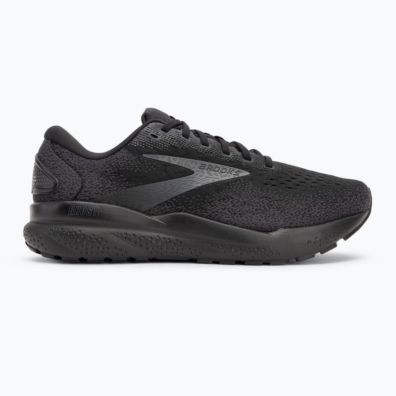 Men's running shoes Brooks Ghost 16 wide fit black/black/ebony 2