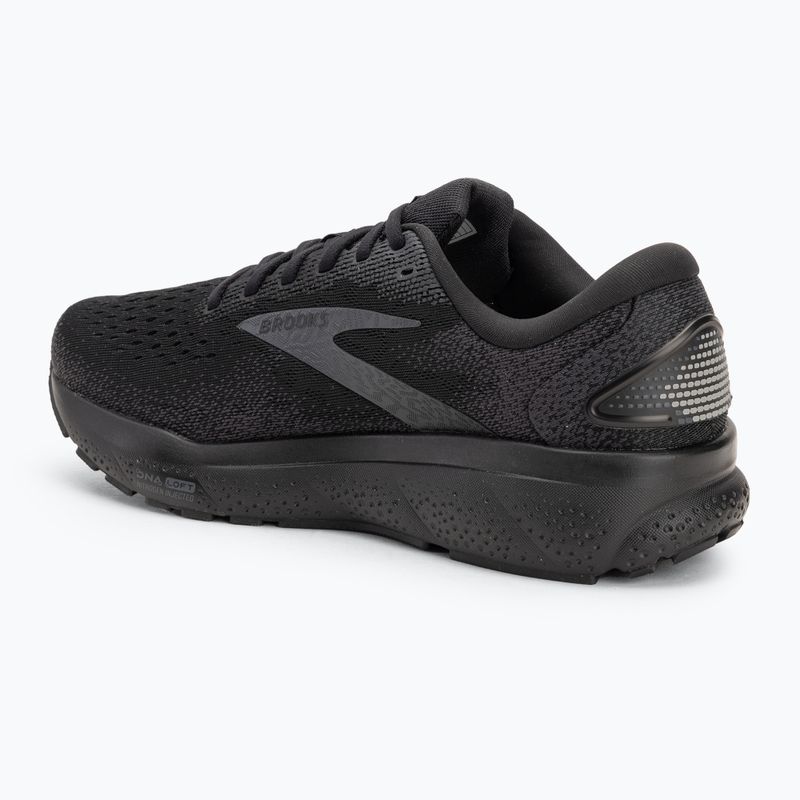 Men's running shoes Brooks Ghost 16 wide fit black/black/ebony 3