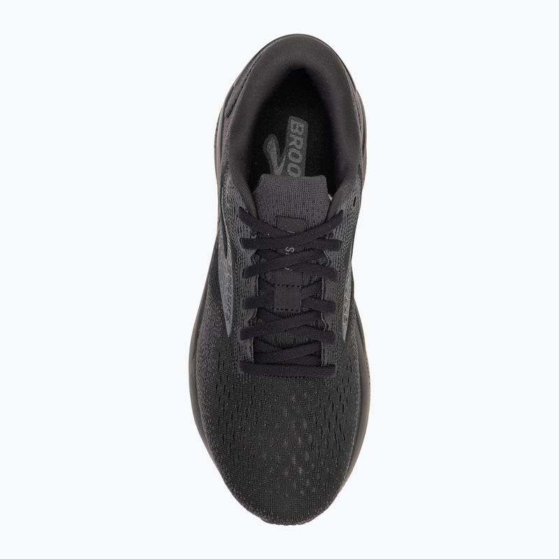 Men's running shoes Brooks Ghost 16 wide fit black/black/ebony 5