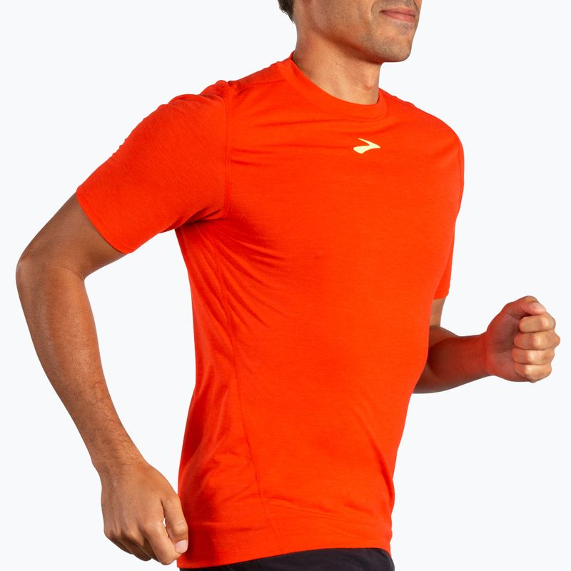 Men's Brooks High Point cherry tomato running shirt 3