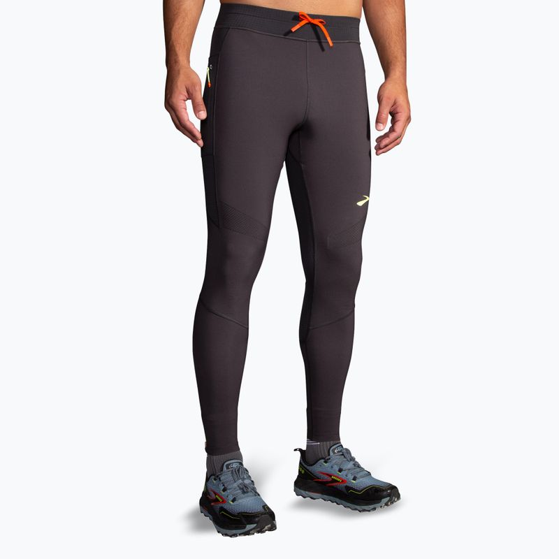 Men's Brooks High Point phantom grey running trousers