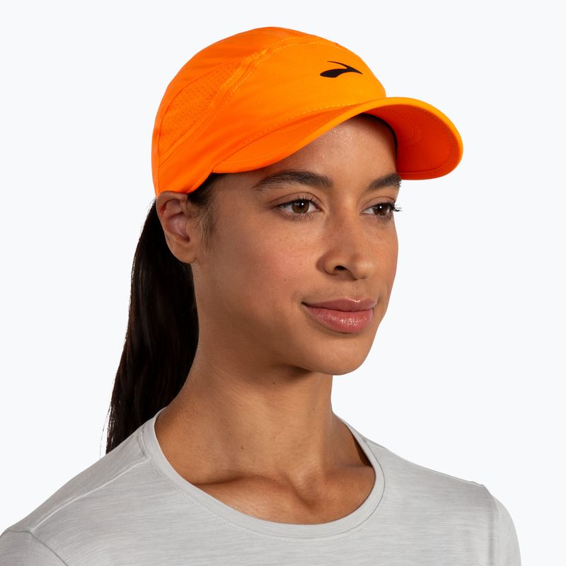 Brooks Chaser fluoro flash/black baseball cap 2