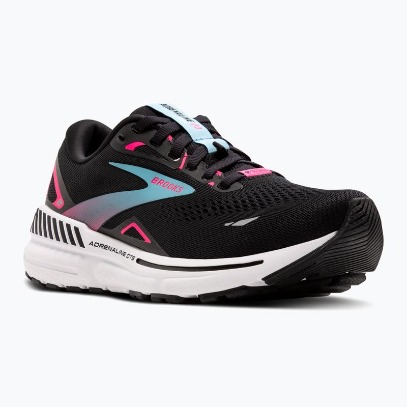 Women's running shoes Brooks Adrenaline GTS 23 GTX black/knockout pink/aqua 8