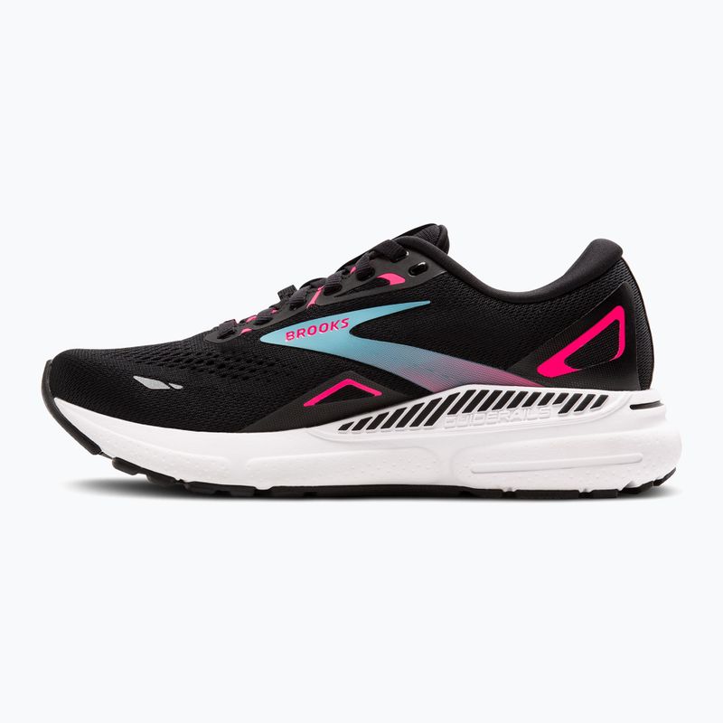 Women's running shoes Brooks Adrenaline GTS 23 GTX black/knockout pink/aqua 10