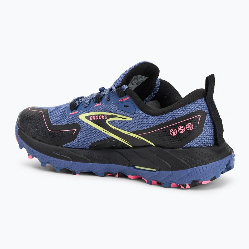 Women's running shoes Brooks Cascadia 18 GTX grey blue/black/pink 3