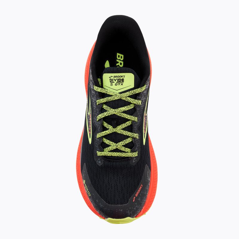 Brooks Divide 5 GTX men's running shoes black/cherry/lime 5