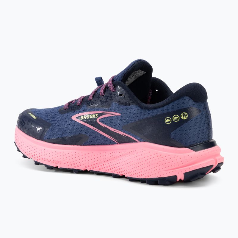 Brooks Divide 5 women's running shoes grey blue/pink/lime 3