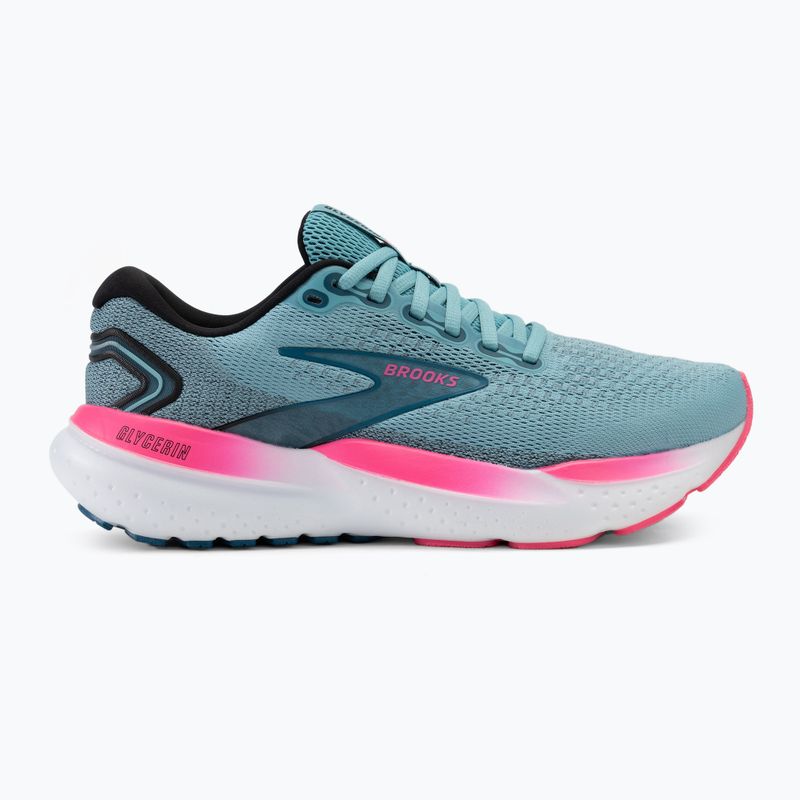 Women's running shoes Brooks Glycerin 21 moroccan blue/aqua/pink 2