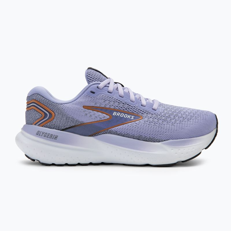 Women's running shoes Brooks Glycerin 21 lavender/black/copper 2