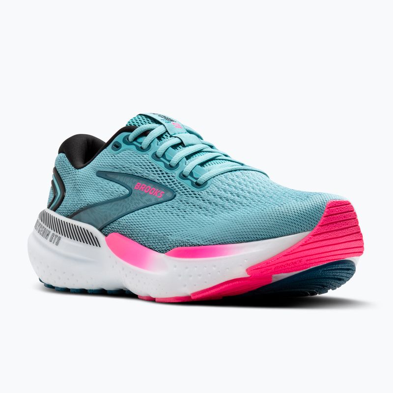 Women's running shoes Brooks Glycerin GTS 21 moroccan blue/aqua/pink 8