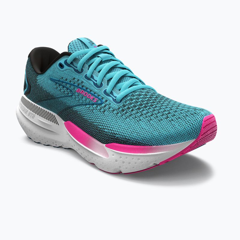 Women's running shoes Brooks Glycerin GTS 21 moroccan blue/aqua/pink 15